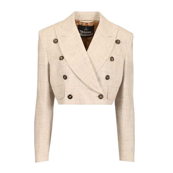 Vivienne Westwood Women Double-Breasted Cropped Blazer